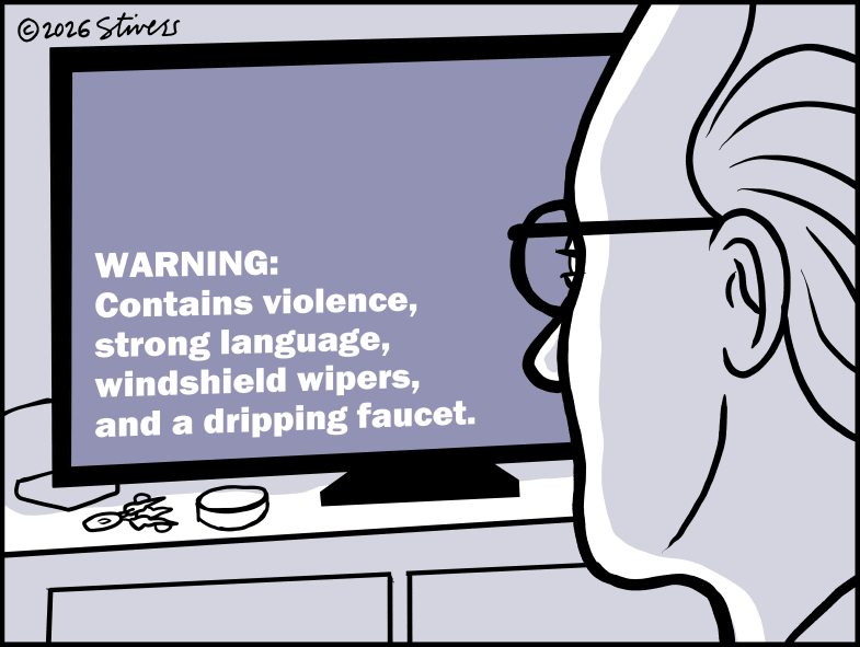 Movie warning message